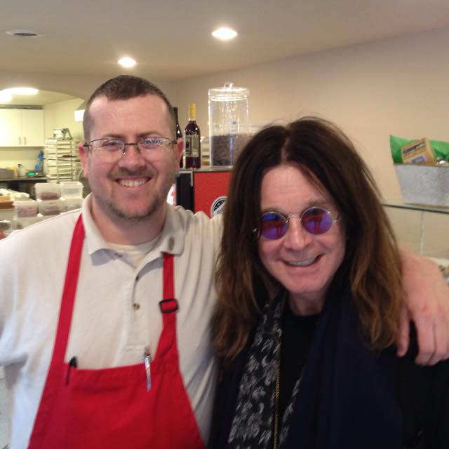 Ozzy Osbourne visits Turtle Town.