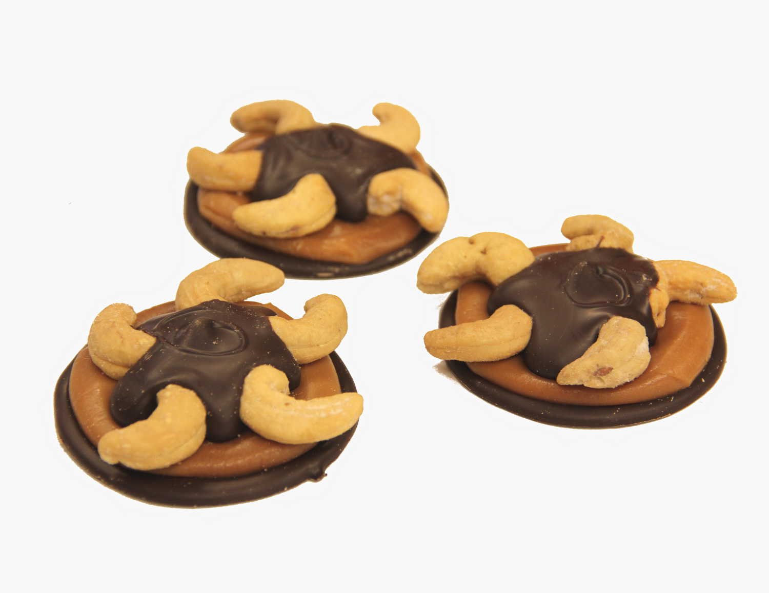 Dark Chocolate Cashew Bear Paws.