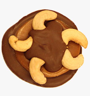 Milk Chocolate Cashew Bear Paw.