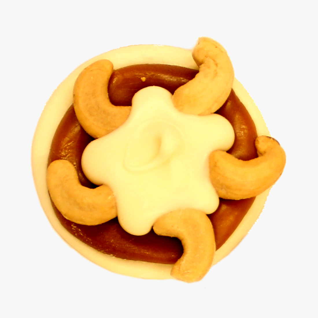 White Chocolate Cashew Bear Paw.
